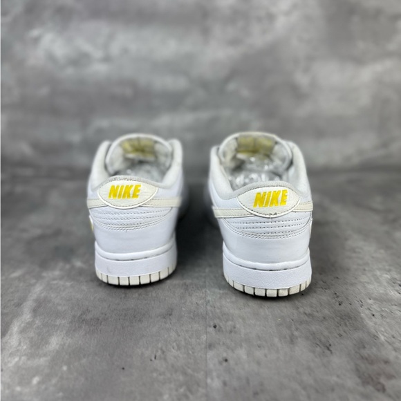 Limited Edition Nike Dunk Low “Yellow Heart” White/Yellow Women’s Sneakers - Picture 6 of 10